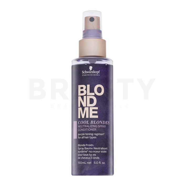 Schwarzkopf professional blondme cool blondes neutralizing spray conditioner balsam fără clatire 150 ml