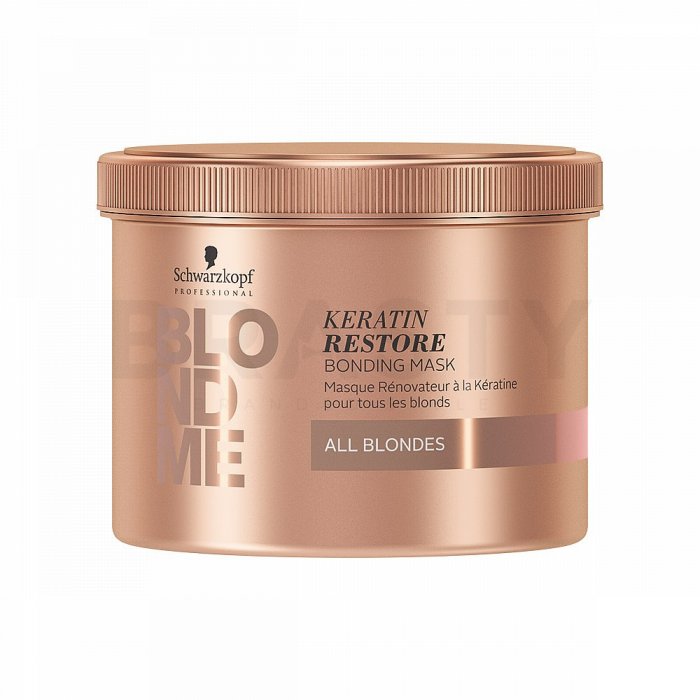 Schwarzkopf professional blondme keratin restore bonding mask all blondes mască hrănitoare pentru păr blond 500 ml
