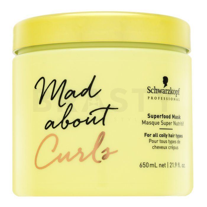 Schwarzkopf professional mad about curls superfood mask mască hrănitoare pentru păr creț 650 ml