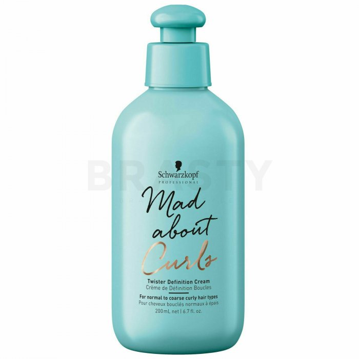 Schwarzkopf professional mad about curls twister definition cream cremă modelatoare pentru păr creț 200 ml