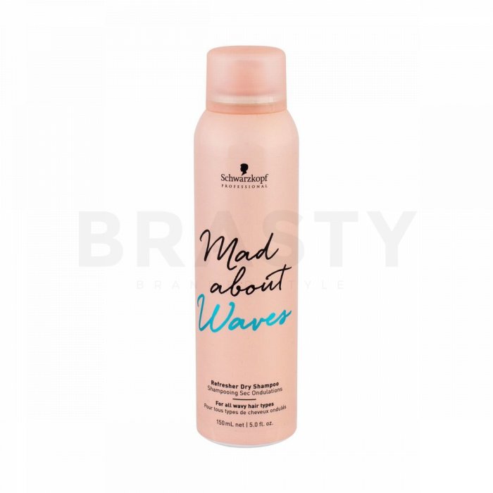 Schwarzkopf professional mad about waves refresher dry shampoo șampon uscat pentru păr ondulat 150 ml
