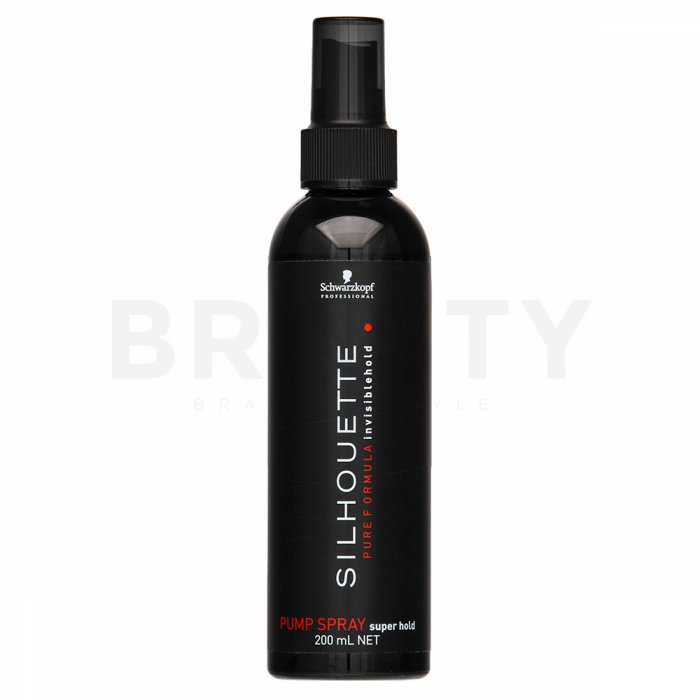 Schwarzkopf professional silhouette pump spray super hold fixativ de par pentru toate tipurile de păr 200 ml