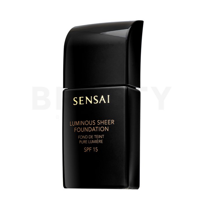 Sensai luminous sheer foundation ls202 ochre beige fond de ten lichid pentru o piele luminoasă și uniformă 30 ml