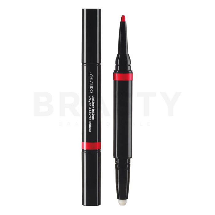Shiseido LipLiner InkDuo 08 True Red creion contur buze 2in1 1,1 g