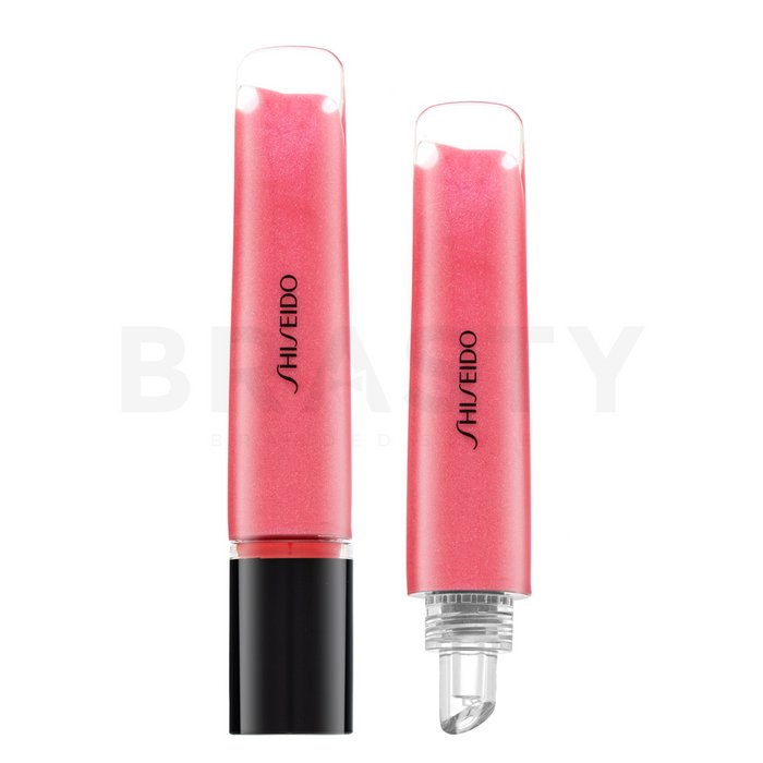 Shiseido shimmer gelgloss 04 bara pink lip gloss cu luciu perlat 9 ml