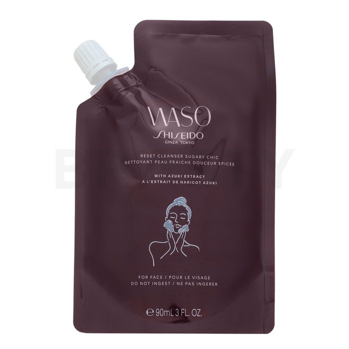 Shiseido waso reset cleanser sugary chic gel de curățare cu efect de peeling 90 ml