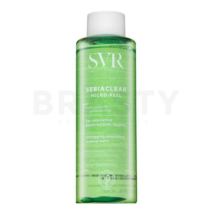 Svr sebiaclean micro-peel unclogging, smoothing renewal water apă pentru curățarea pielii cu efect de peeling 150 ml