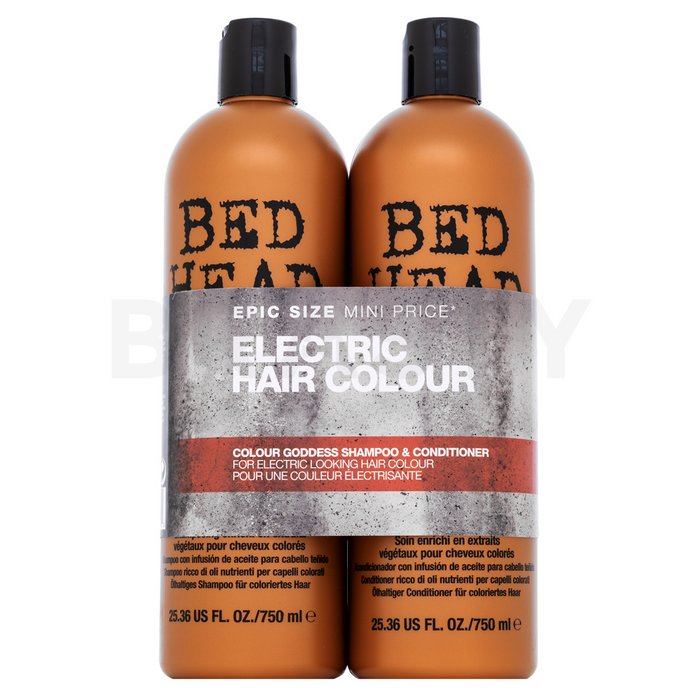 Tigi bed head colour goddess shampoo   conditioner șampon și balsam pentru păr vopsit 750 ml + 750 ml