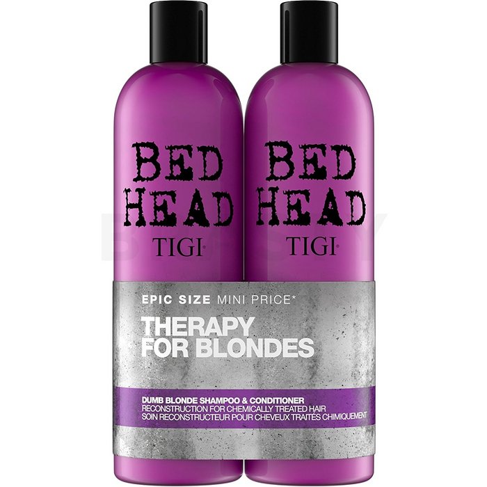 Tigi bed head dumb blonde shampoo   conditioner șampon și balsam pentru păr blond 750 ml + 750 ml