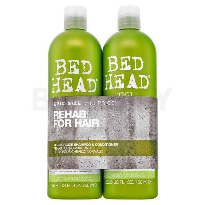 Tigi bed head urban antidotes re-energize shampoo   conditioner șampon și balsam pentru toate tipurile de păr 750 ml + 750 ml