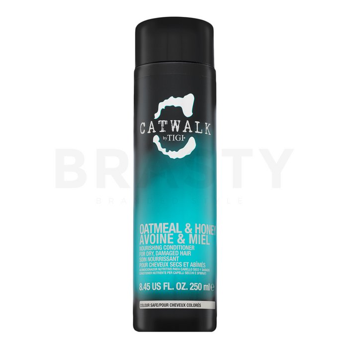 Tigi catwalk oatmeal   honey nourishing conditioner balsam pentru păr uscat si deteriorat 250 ml