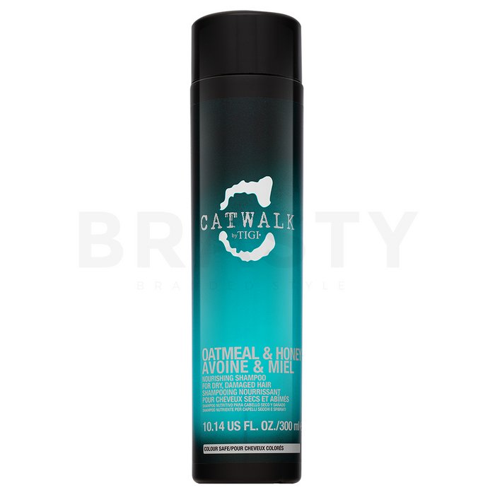 Tigi catwalk oatmeal   honey nourishing shampoo șampon hrănitor pentru păr uscat si deteriorat 300 ml