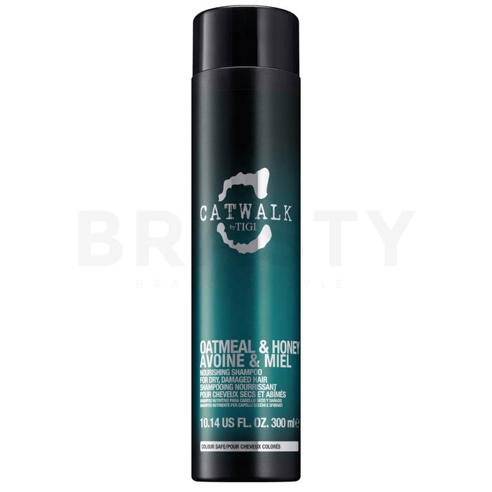Tigi catwalk oatmeal   honey nourishing shampoo șampon hrănitor pentru păr uscat si deteriorat 300 ml