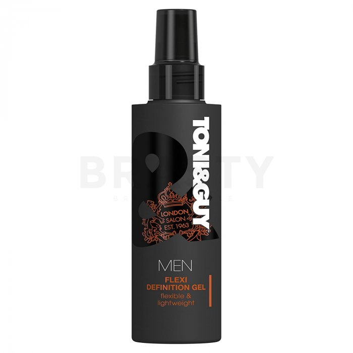 Toni guy men flexi definition gel gel pentru styling pentru fixare medie 150 ml