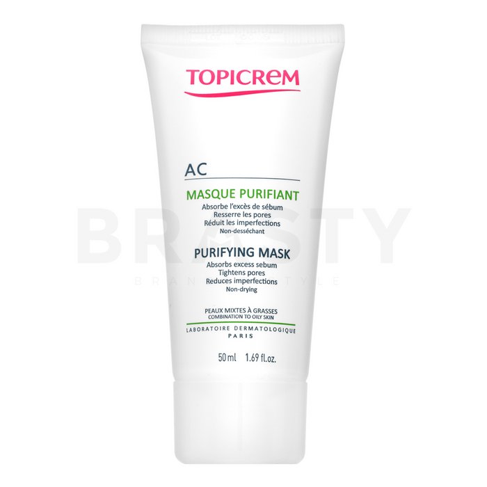 Topicrem ac purifying mask mască de curățare pentru piele uleioasă 50 ml