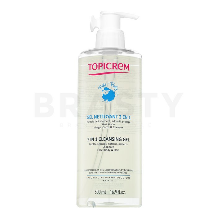 Topicrem bébé 2 in 1 cleansing gel gel de curățare pentru copii 500 ml