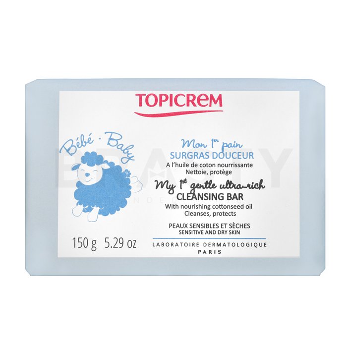 Topicrem bébé my 1st gentle ultra-rich cleansing bar săpun pentru copii 150 g
