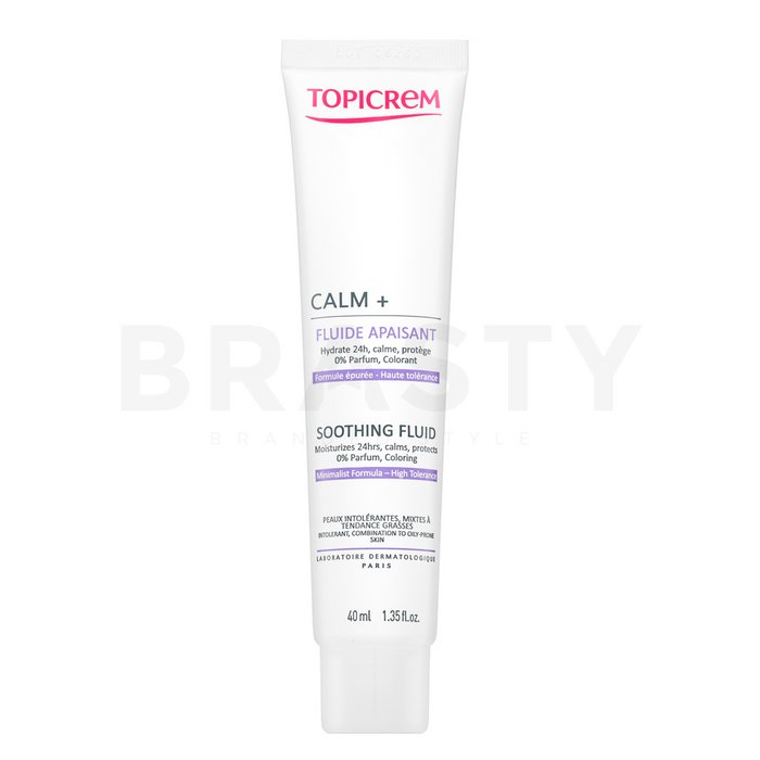 Topicrem calm+ soothing fluid fluid cu efect de hidratare 40 ml
