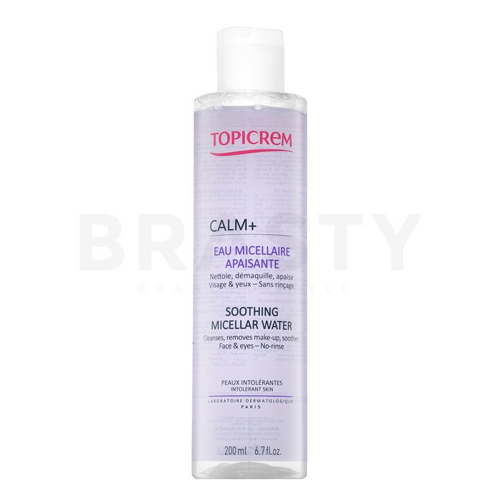 Topicrem calm+ soothing micellar water apă micelară cu efect de hidratare 200 ml