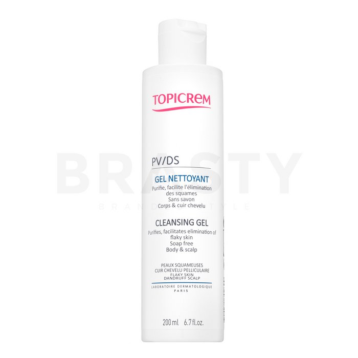 Topicrem pv/ds cleansing gel gel de curățare pentru păr si corp 200 ml