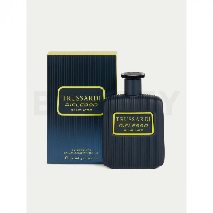 Trussardi riflesso blue vibe eau de toilette bărbați 10 ml eșantion