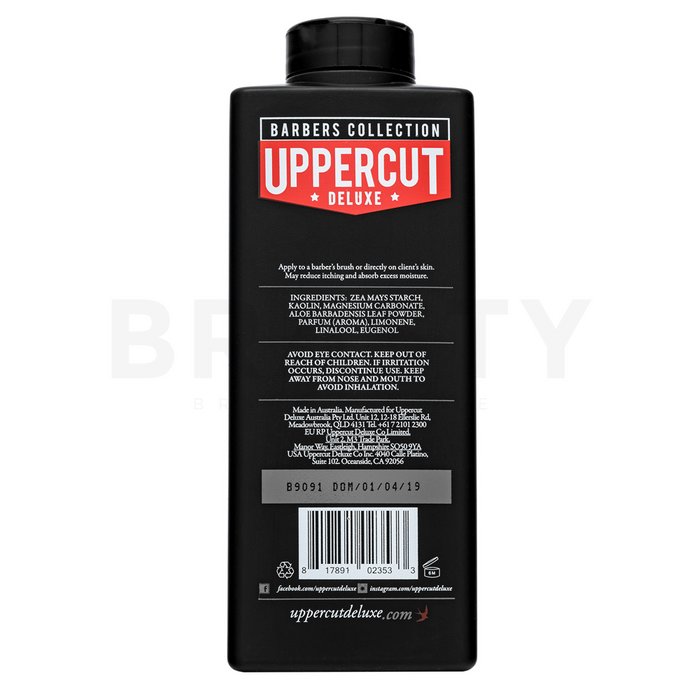 Uppercut deluxe barber powder pudră calmantă după bărbierit 250 g