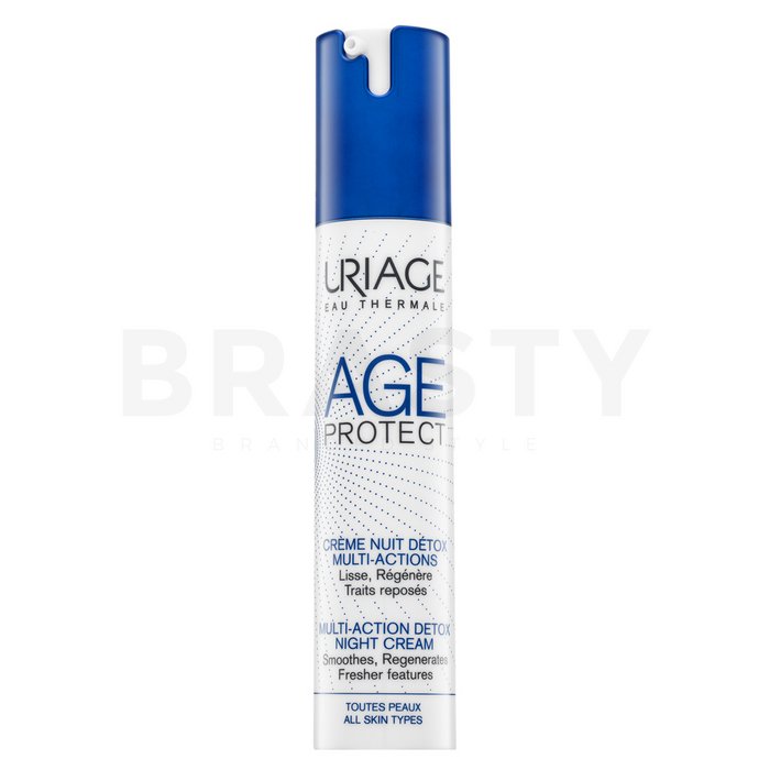 Uriage Age Protect Multi-Action Detox Night Cream ser peeling de noapte anti riduri 40 ml