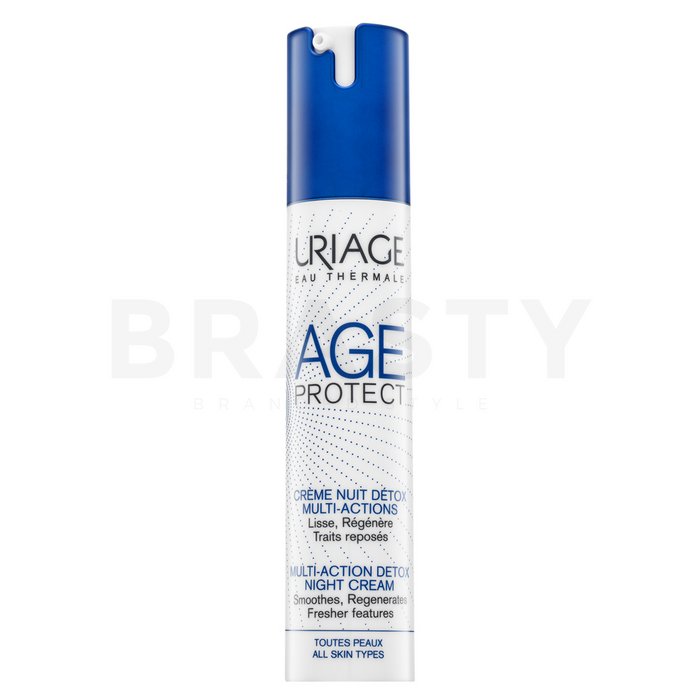 Uriage age protect multi-action detox night cream ser peeling de noapte anti riduri 40 ml