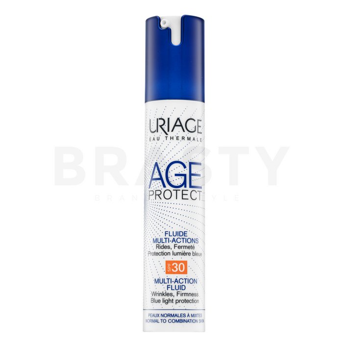 Uriage age protect multi-action fluid spf30+ cremă cu efect de întinerire pentru piele uscată 40 ml