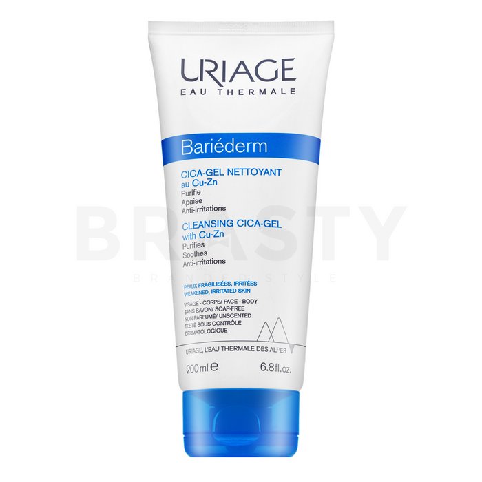 Uriage bariederm cleansing cica-gel with cu-zn gel de curățare pentru regenerarea pielii 200 ml
