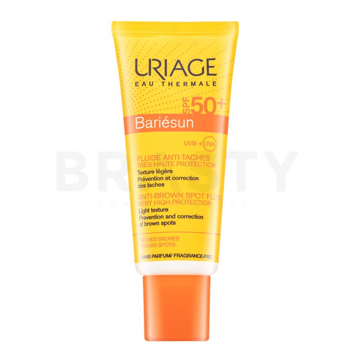 Uriage Bariésun Anti-Brown Spot Fluid SPF 50+ Loțiune calmantă pentru piele uscată și atopică 40 ml