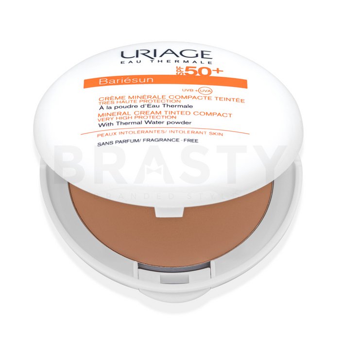 Uriage Bariésun Mineral Cream Compact SPF50+ Tinted Clair Loțiune calmantă pentru piele uscată și atopică 10 g
