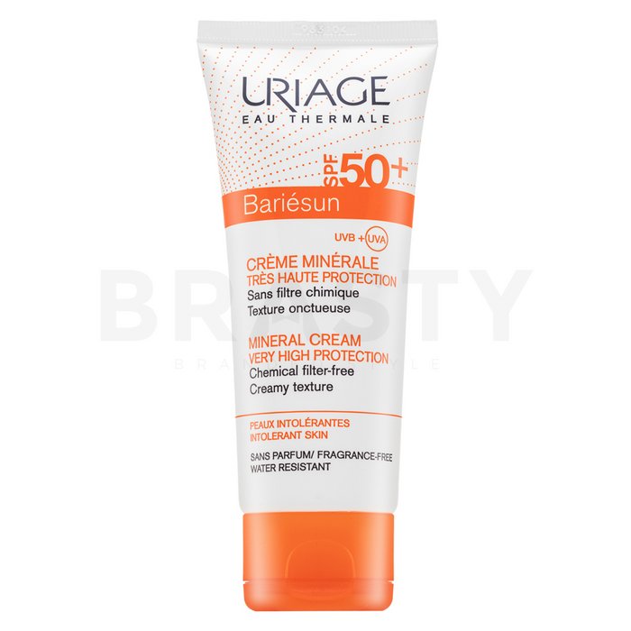 Uriage bariésun mineral cream spf50+ loțiune calmantă pentru piele uscată și atopică 100 ml