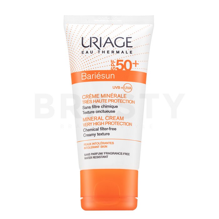 Uriage Bariésun Mineral Cream SPF50+ Loțiune calmantă pentru piele uscată și atopică 50 ml