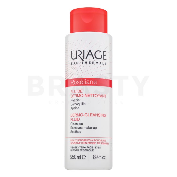 Uriage roséliane anti-redness dermo-cleansing fluid balsam de curățare pentru piele foarte sensibilă 250 ml