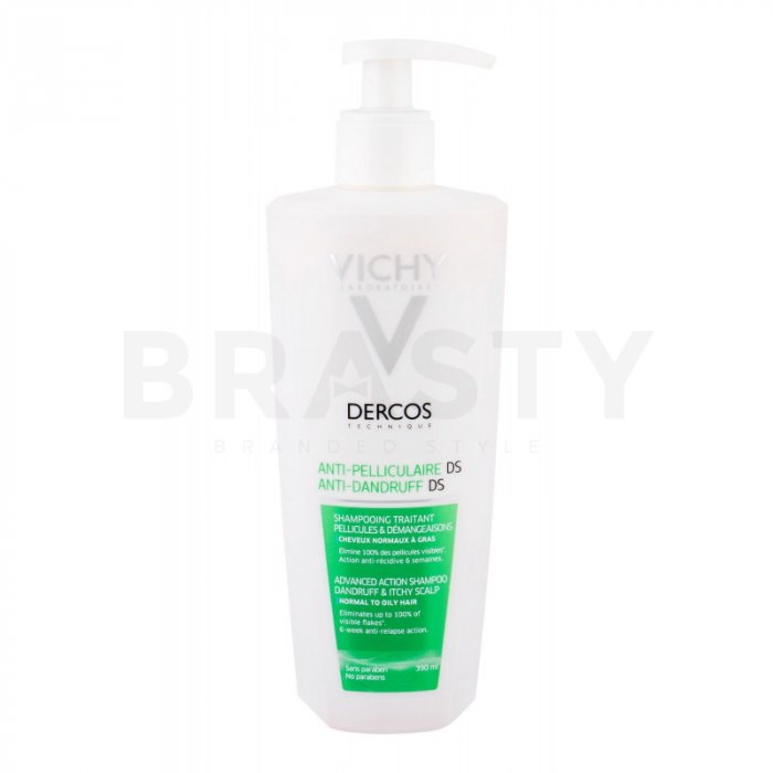 Vichy dercos anti-dandruff ds dermatological shampoo șampon anti matreata pentru par normal cu tendinta de ingrasare 390 ml
