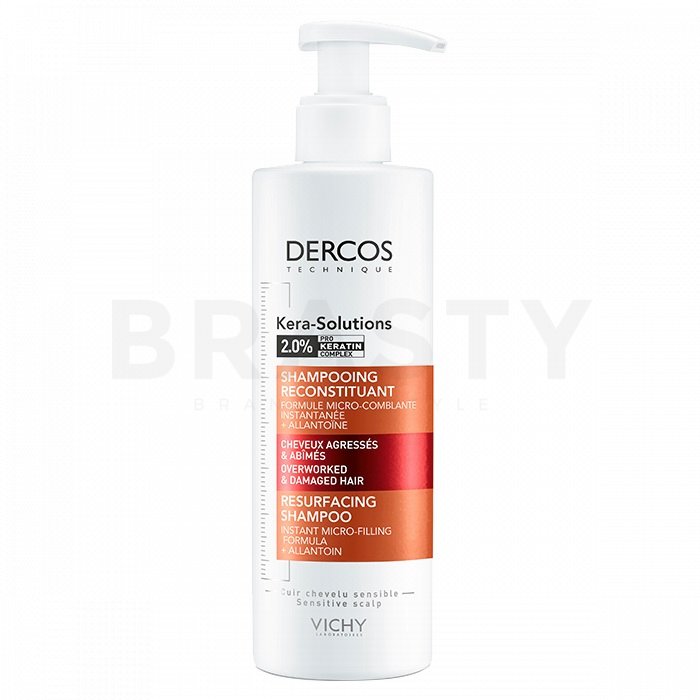 Vichy dercos kera-solutions resurfacing shampoo șampon hrănitor pentru păr deteriorat 250 ml