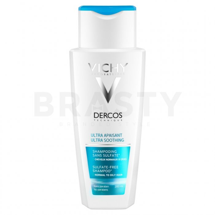 Vichy dercos ultra soothing sulfate-free shampoo normal to oily hair sampon fără sulfati pentru un scalp seboreic 200 ml
