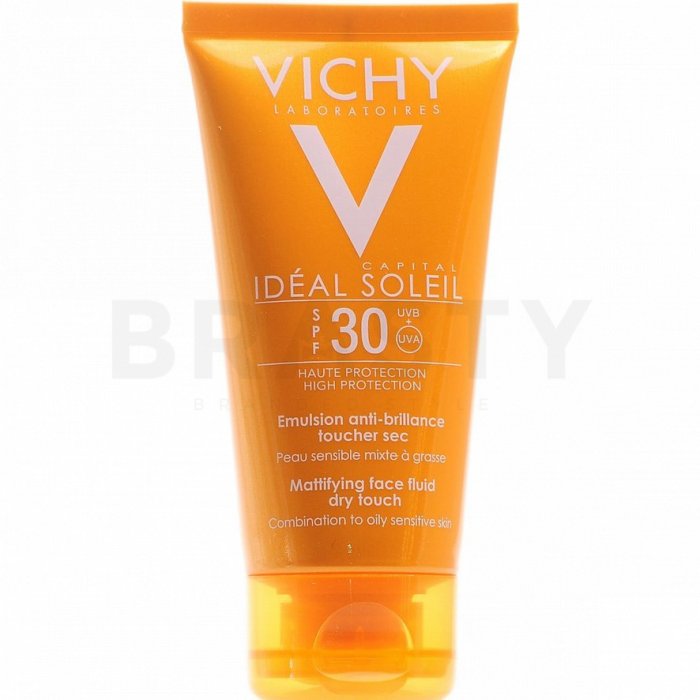 Vichy idéal soleil spf30 mattifying face fluid dry touch fluid protector și hidratant cu efect matifiant 50 ml