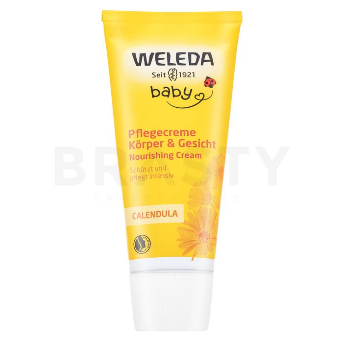 Weleda baby calendula face   body nourishing cream cremă hrănitoare pentru copii 75 ml