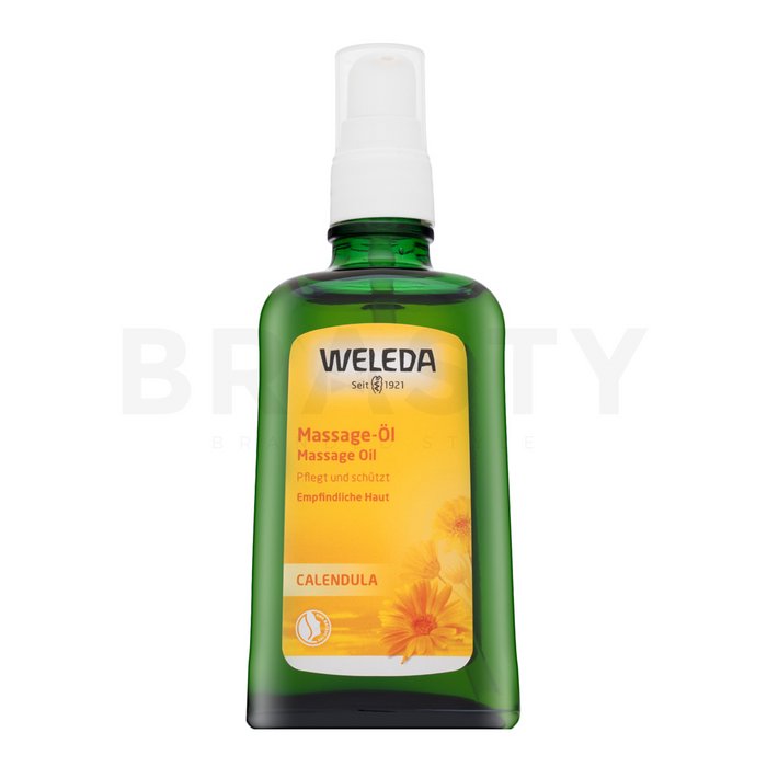 Weleda calendula massage oil ulei de masaj pentru piele sensibilă 100 ml