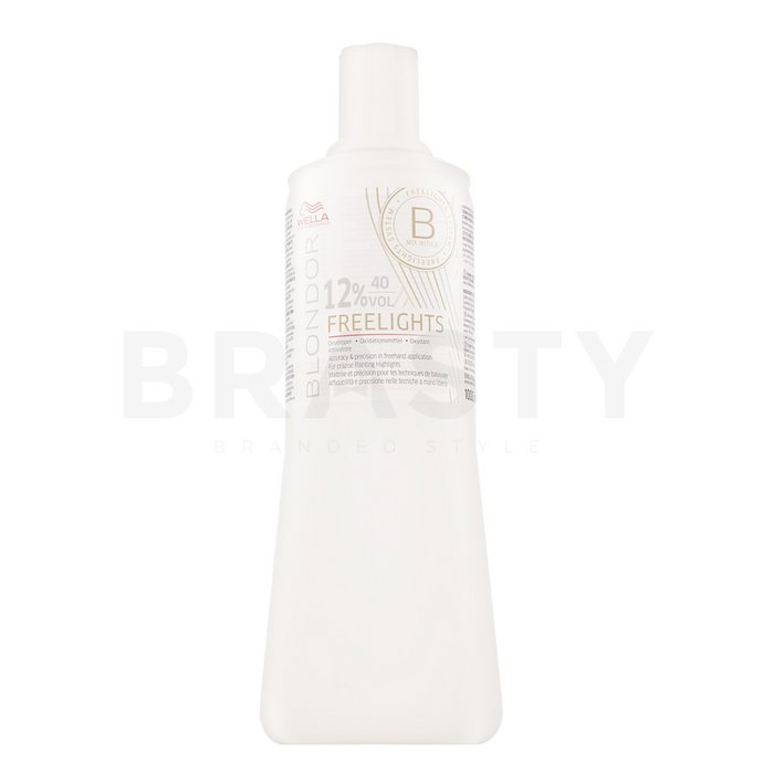 Wella professionals blondor freelights 12% 40 vol. pentru deschiderea culorii parului 1000 ml