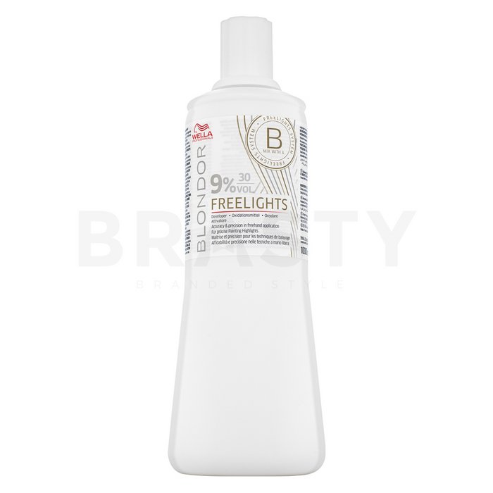 Wella professionals blondor freelights 9% 30 vol. vyvíjecí emulze pro zesvětlení vlasů 1000 ml