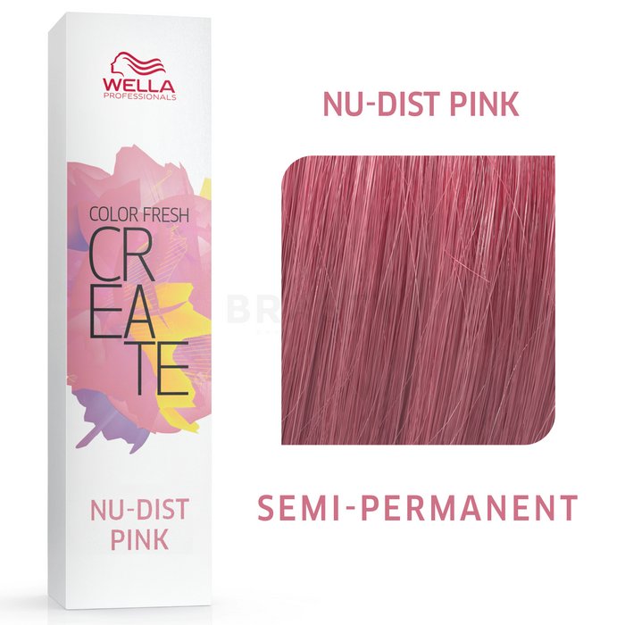 Wella professionals color fresh create semi-permanent color nu-dist pink 60 ml