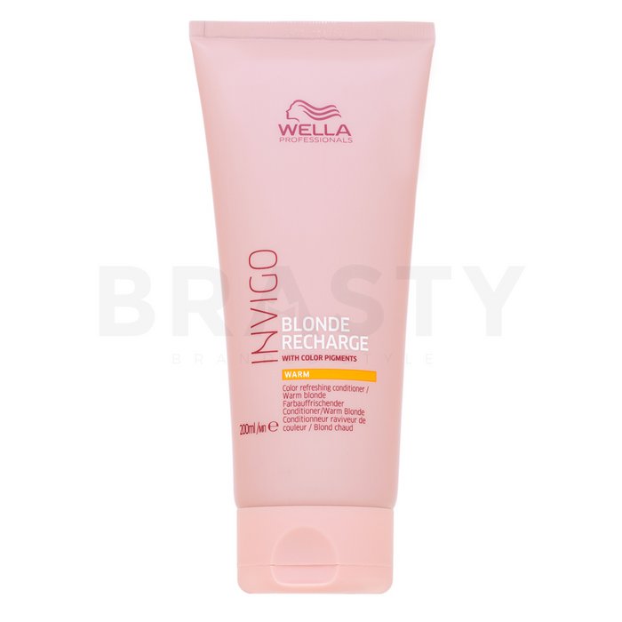 Wella professionals color recharge warm blonde conditioner balsam pentru revigorarea nuantelor calde de blond 200 ml