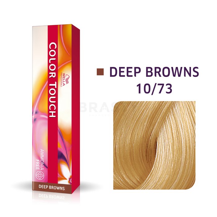 Wella professionals color touch deep browns cu efect multi-dimensional 10/73 60 ml