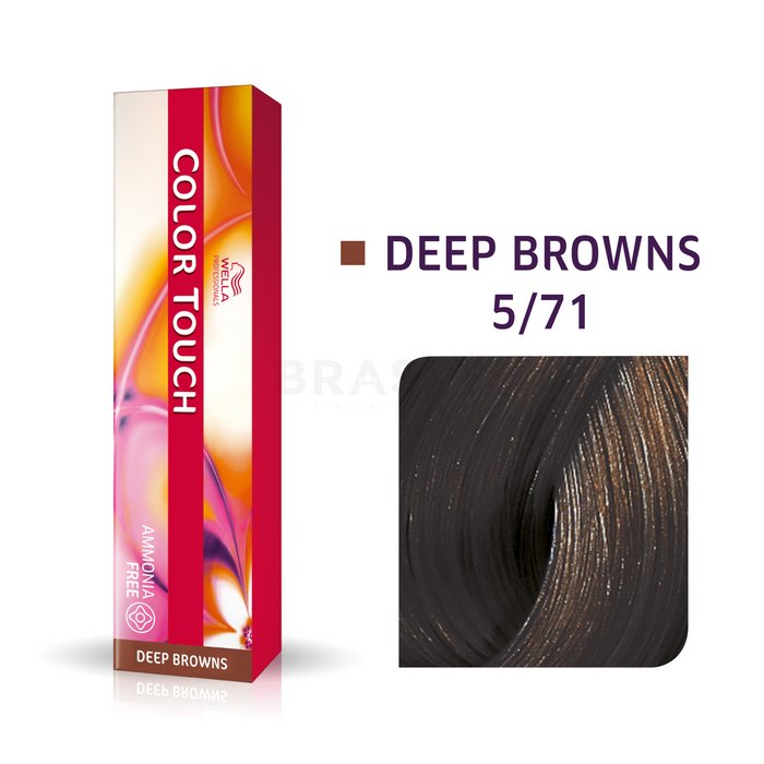 Wella professionals color touch deep browns cu efect multi-dimensional 5/71 60 ml