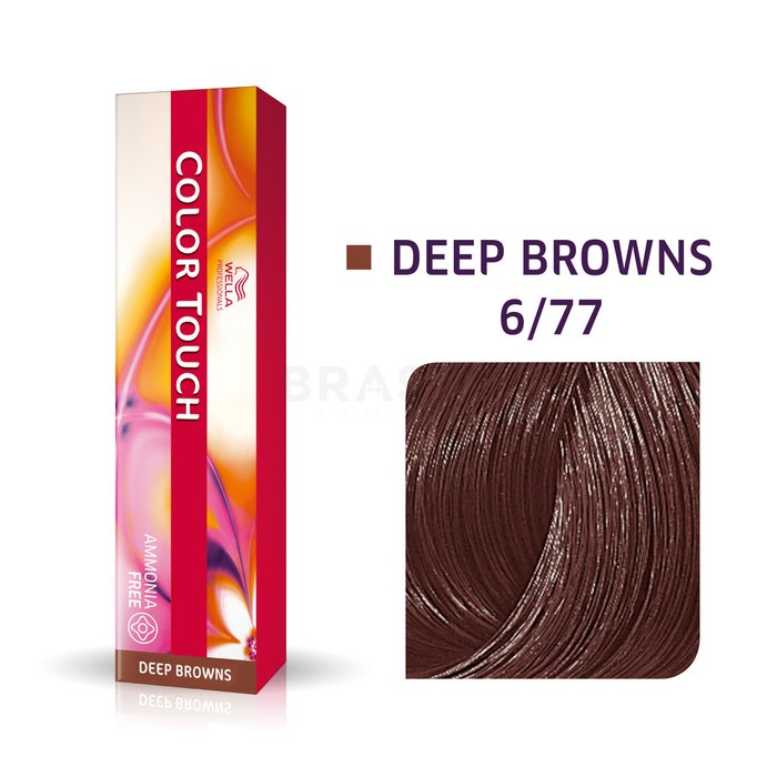 Wella professionals color touch deep browns cu efect multi-dimensional 6/77 60 ml