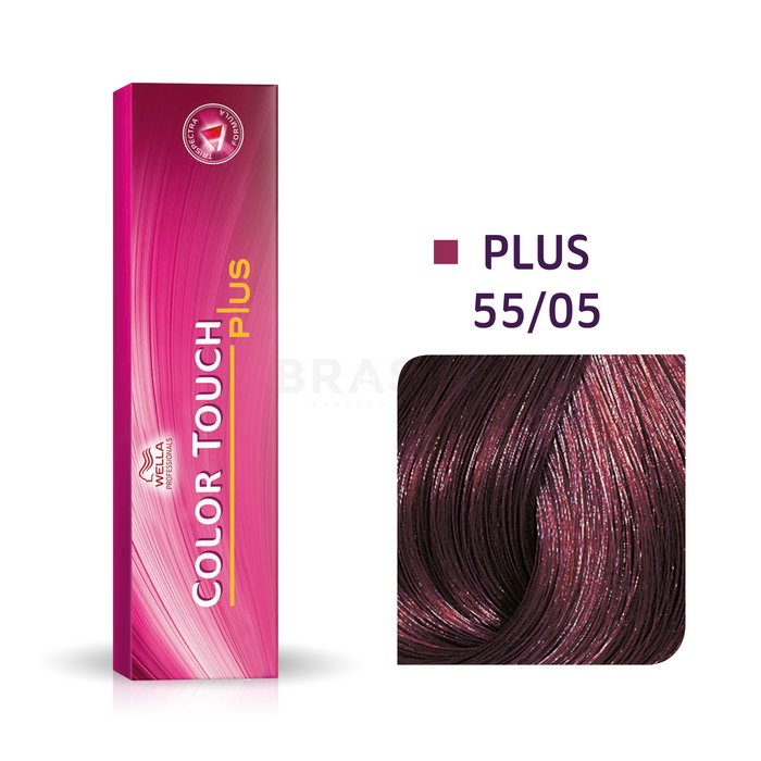Wella professionals color touch plus culoare profesională demi-permanentă a părului 55/05 60 ml