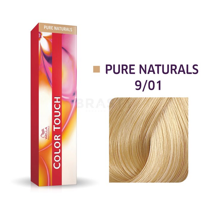 Wella professionals color touch pure naturals cu efect multi-dimensional 9/01 60 ml
